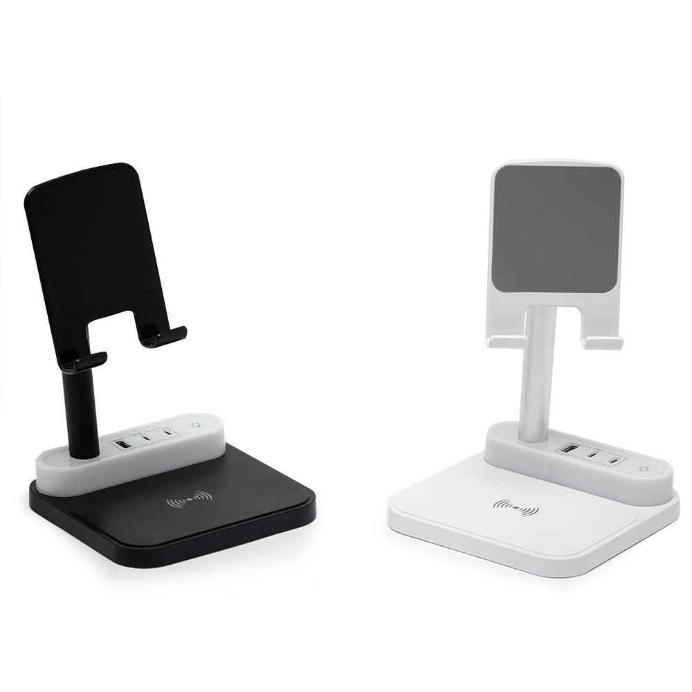 Base de Carregamento com Suporte Celular e Luminária - Imagem 2