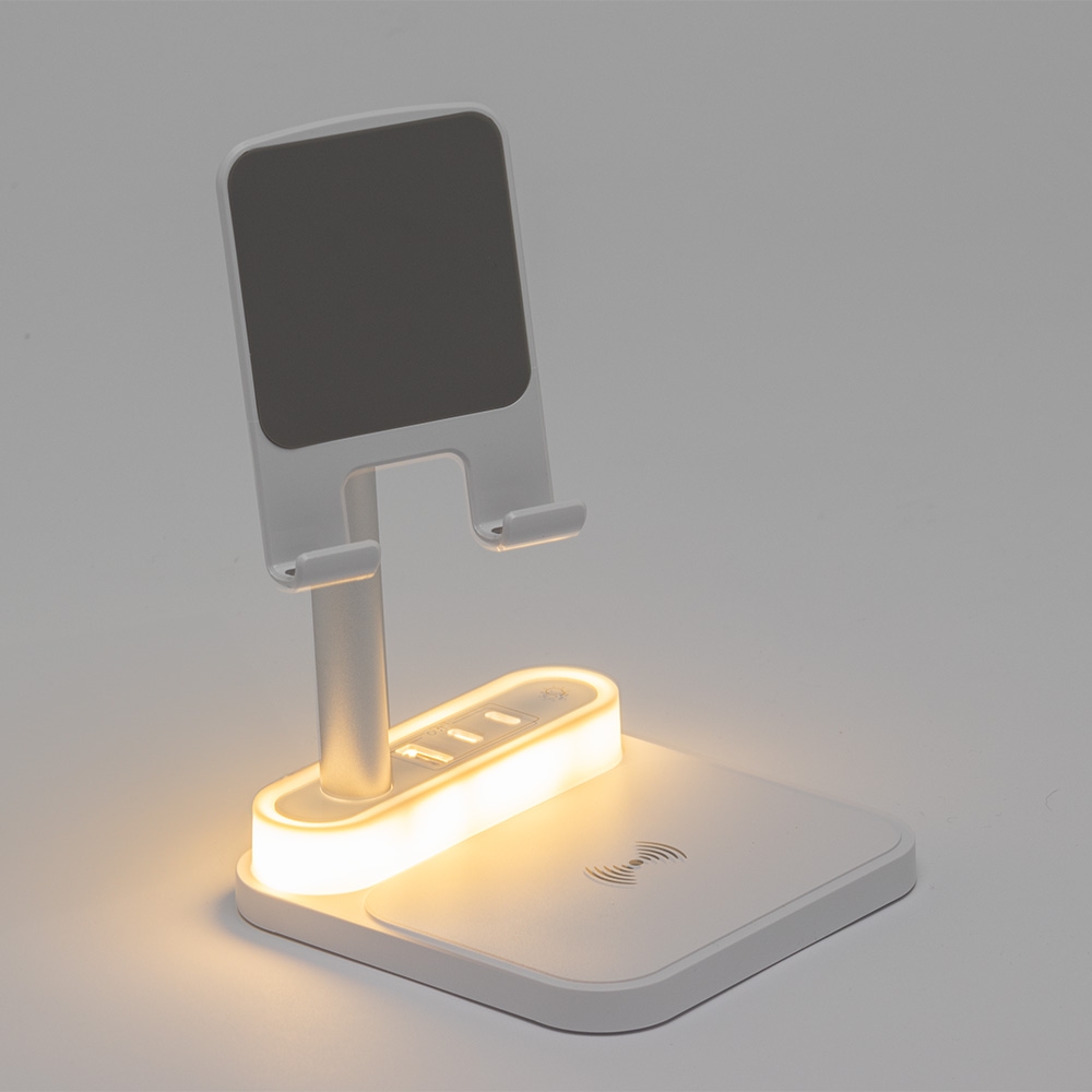 Base de Carregamento com Suporte Celular e Luminária - Imagem 5