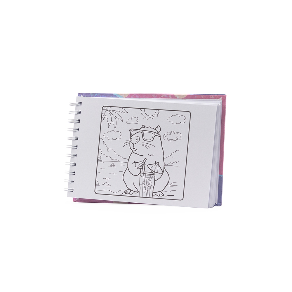 Livro Para Colorir Capivara - Imagem 3