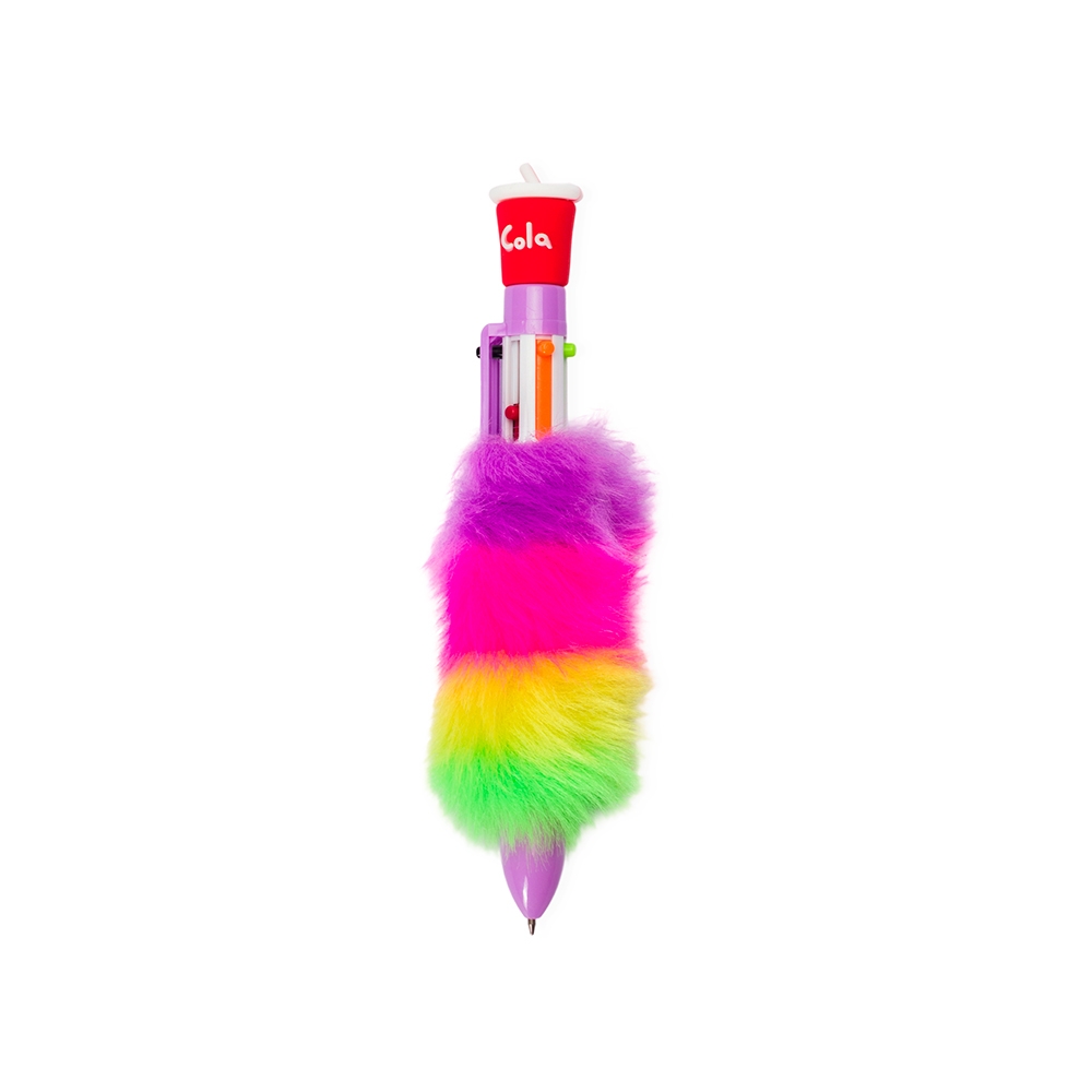 Caneta Plástica Pelúcia Multicolor - Imagem 5