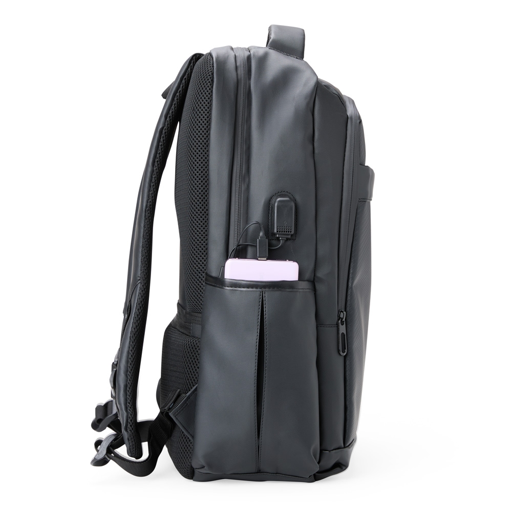Mochila Couro Sintético USB 26L - Imagem 4