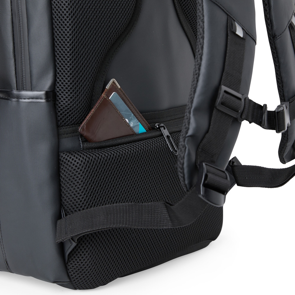 Mochila Couro Sintético USB 26L - Imagem 6