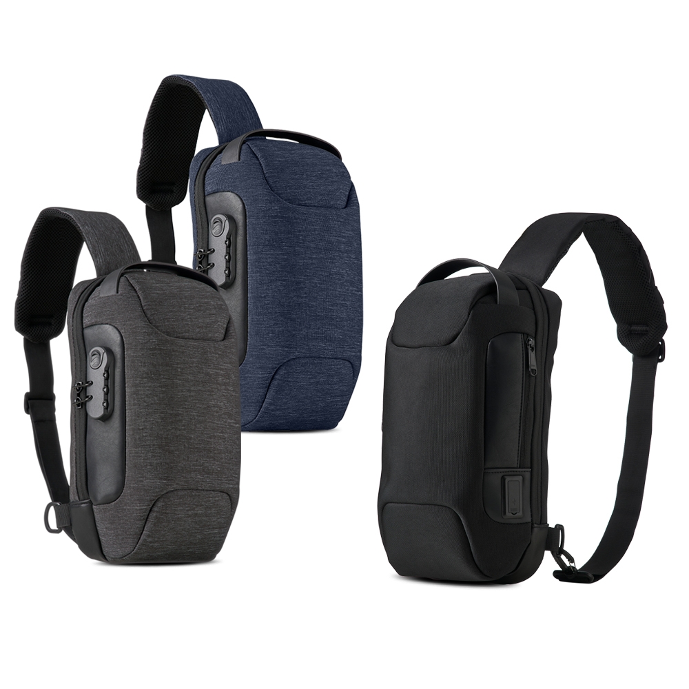 Mochila de Ombro USB Anti-Furto 7L - Imagem 2