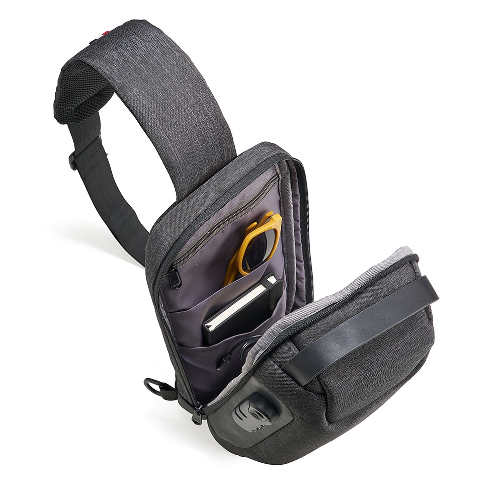 Mochila de Ombro USB Anti-Furto 7L - Imagem 3