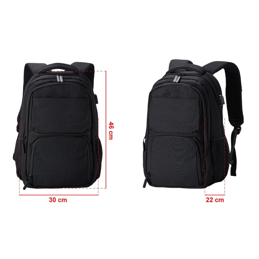 Mochila de Poliéster USB 28L - Imagem 8