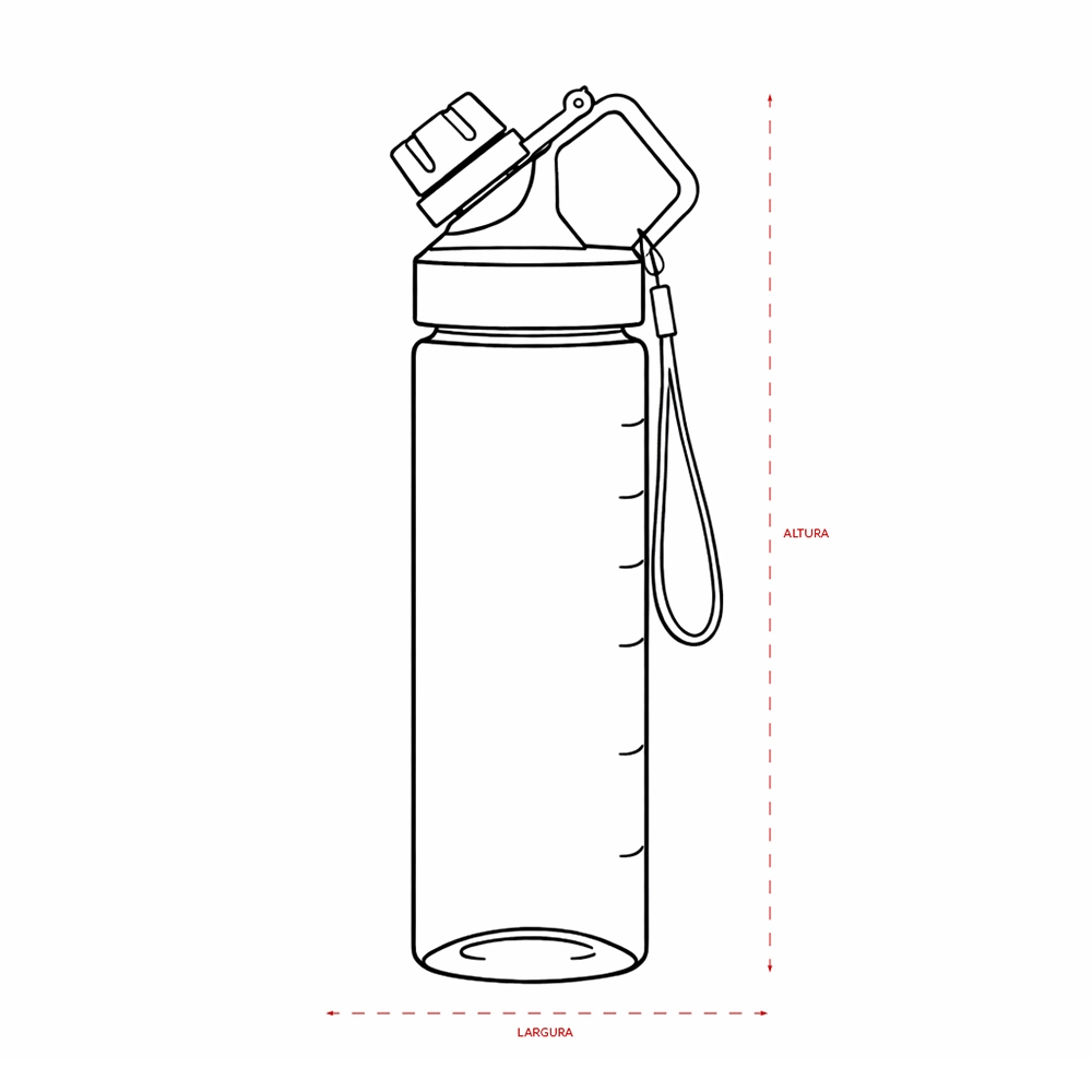 Squeeze Plástico 750ml - Imagem 8